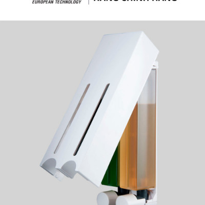 Hộp Đựng Xà Phòng Treo Tường ATMOR DH-700-1W (Màu Trắng) (HÀNG CHÍNH HÃNG) 