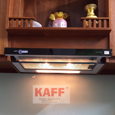 Máy hút mùi âm tủ inox phối kính 800mm KAFF KF-TL80H Tặng bộ lọc than thay thế - Hàng Chính Hãng