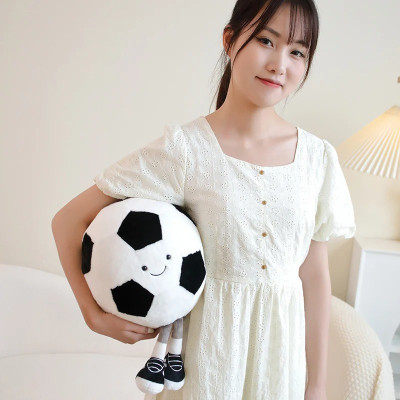 Gấu bông hình quả bóng đá dễ thương - Size từ 25cm đến 35cm - Quà tặng gấu bông quả bóng đá êm mịn cho bé