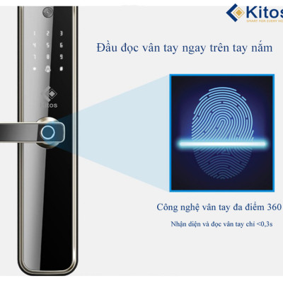Khóa cửa thông minh Kitos KT-X3 có camera