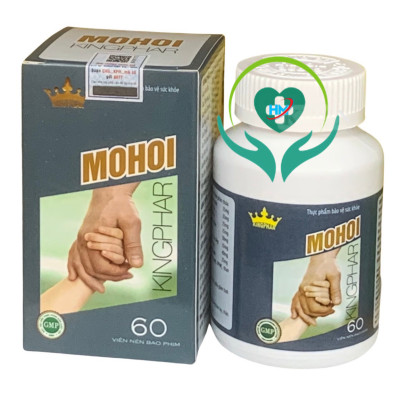 Viên uống Mohoi Kingphar, hộp 60v, hỗ trợ giảm tăng tiết mồ hôi