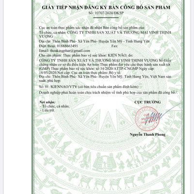 Viên uống Kiện não Vinh Thịnh Vượng VV, hộp 30v, tăng cường tuần hoàn não