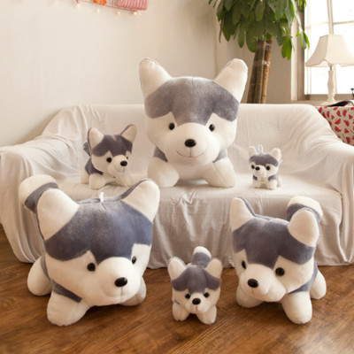  Gấu bông chó Husky đeo chuông dễ thương siêu mềm siêu cưng (20cm--->50 cm) Gối ôm chó husky đáng yêu hàng xịn cao cấp an toàn cho trẻ nhỏ