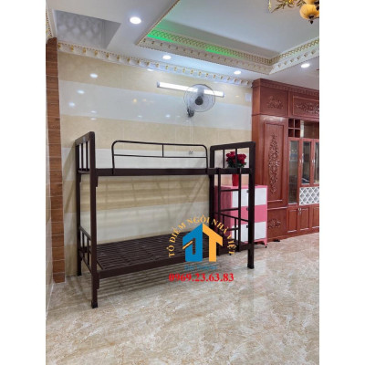 Giường sắt hộp 2 tầng 1m2x1m2( Tầng Dưới – Tầng Trên) Cao cấp - Đại Thành