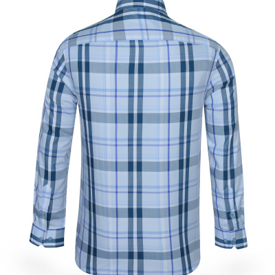 Áo sơ mi nam tay dài form suông Khatoco A1MD468T1-CNCR252-2501-D