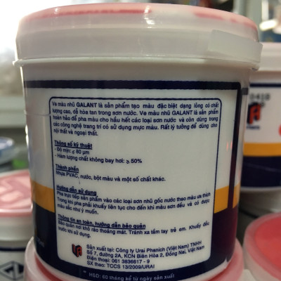 VE MÀU ĐỎ GALANT SP318 (1 KÉT 12 LON)