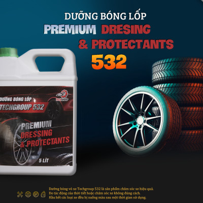 Dưỡng bóng lốp ( Vỏ) xe Techgroup 532