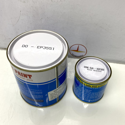 Sơn epoxy Hải Âu màu đỏ EP551 1L/Bộ
