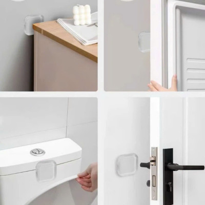 Miếng Silicone, Trong Suốt Dán Tường, Chống Va Đập Cánh Cửa và Đồ Vật, Tiện Dụng Trong Gia Đình, VP. Takyhome 1700 Vuông