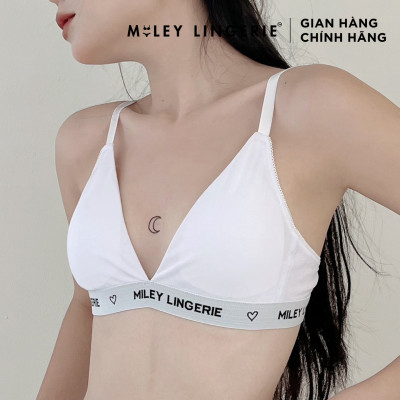 Áo Ngực Cổ Chữ V Lưng Logo Amethyst Purple Miley Lingerie