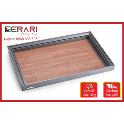 {Chính hãng} Giá để đồ trang sức không có vách ngăn ray giảm chấn, bề mặt bọc da cao cấp mã WH011.800B thương hiệuGerari