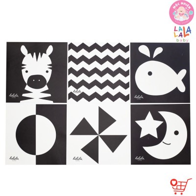 Bộ Thẻ Zigzag Lalala Baby Kích Thích Thị Giác Trí Não Cho Trẻ Sơ Sinh (0-12 Tháng)