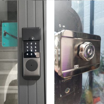 Khóa cửa thông minh chống nước G04.1M - 1 mặt vân tay + App TTlock Bluetooth ( Hàng nhập khẩu)