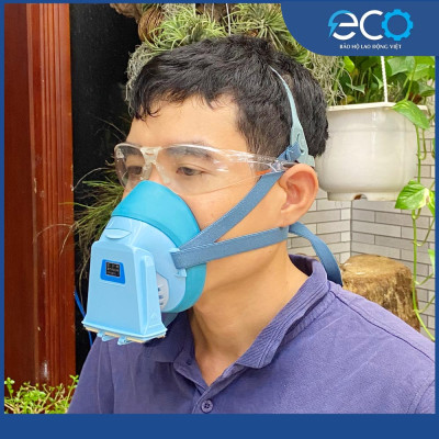 Combo Mặt nạ chống bụi Koken 1010A (Nhật Bản) và Kính bảo hộ chống bụi, chống tia UV Sperian S200A Mỹ