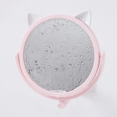 Gương Trang Điểm Dán Tường Xoay 360 Độ Họa Tiết Mèo - Chính Hãng 