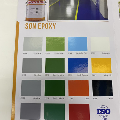 Sơn sàn bê tông Donasa /Floor coating Paint màu cam DEF 2196 3L
