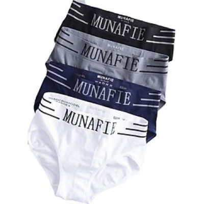 Combo 5 Quần Lót Tam Giác Nam Dệt Kim (freesize 50-85kg) Mã S01