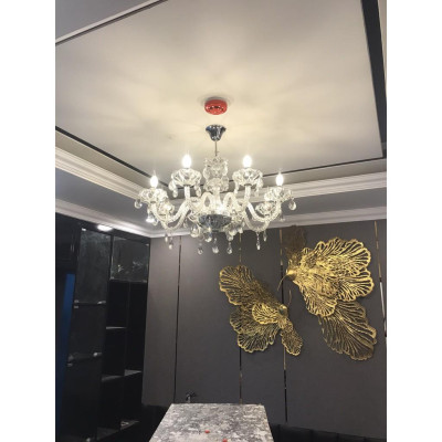 Đèn chùm pha lê 8 tay cao cấp