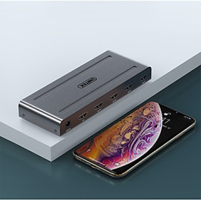 SOAIY Bộ Chia HDMI 1 Ra 4 Hỗ Trợ 4K 30Hz Và Hiển Thị 3D UNITEK V131A - Hàng Nhập Khẩu