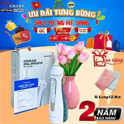 Máy Tăm Nước Không Dây LocknLock Cordless Oral Irrigator ENR156BLU - Màu Xanh Da Trời