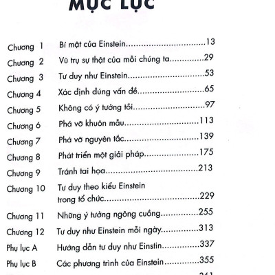 Tư Duy Như Einstein (Tái Bản)