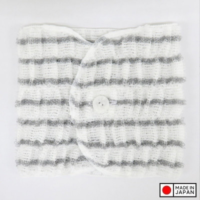 Khăn mũ trùm đầu khi tắm Towa Sangyo - Bản hẹp - Made in Japan