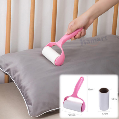 Cây Lăn Bụi Quần Áo Đa Năng Kèm Lõi 60 Lớp Lăn Tóc Làm Sạch Ga Giường Tiện Lợi TẶNG Móc Treo 