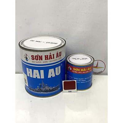 Sơn Epoxy Hải Âu màu đỏ EP550 1L/Bộ
