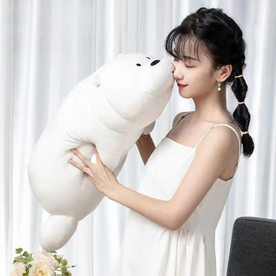 Gấu bông anh em nhà gấu We Bare Bears nằm siêu mềm (25cm--->90cm) Gối ôm gấu We Bare Bears dễ thương hàng xịn cao cấp an toàn cho trẻ nhỏ