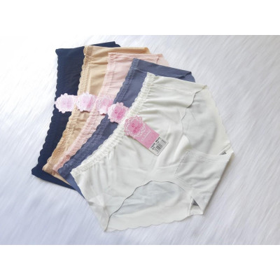 Quần Lót Nữ - 5 Quần Su Sọc Đứng Trơn Cắt Viền - giao màu ngẫu nhiên