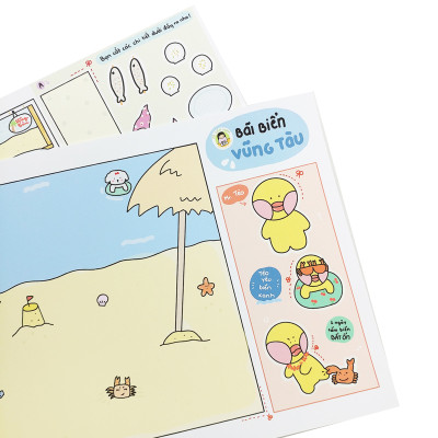 Combo 2 Bộ Tranh Tương Tác Cô Tiên Xanh: Mát Lạnh Ngày Hè