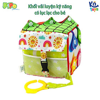 Đồ Chơi Khối Vải Luyện Kỹ Năng Kiêm Lục Lạc Cho Bé - PiPoVietnam