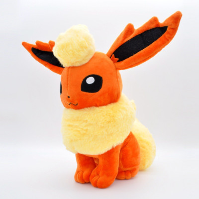 Gấu bông pokemon Eevee (eevui) Flareon hệ lửa (20cm--->30cm) nguyên tem nguyên tag xịn mịn đẹp hàng cao cấp, an toàn cho trẻ nhỏ  