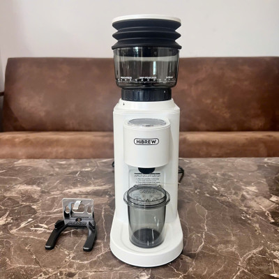 Máy xay hạt cà phê Espresso chuyên nghiệp thương hiệu HiBREW G7 tích hợp 48 chế độ xay - Hàng Chính Hãng