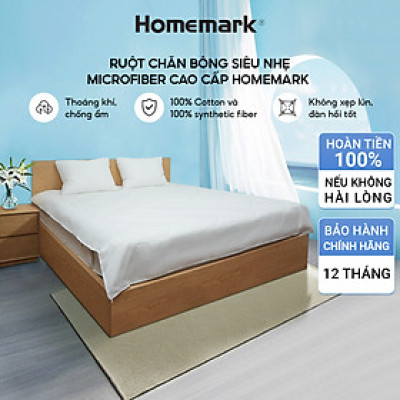 Ruột chăn bông siêu nhẹ Microfiber cao cấp Homemark lông vũ nhân tạo kháng khuẩn 200x220 cm