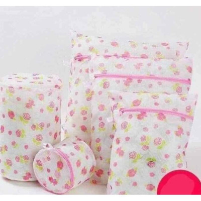 Set 5 túi giặt hoa - Set 5 túi giặt