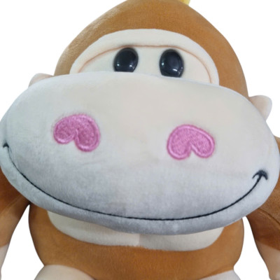 Gấu bông khỉ kingkong mũi tim siêu dễ thương mềm mịn (30cm) hàng xịn loại 1, chất lượng cao an toàn cho trẻ nhỏ
