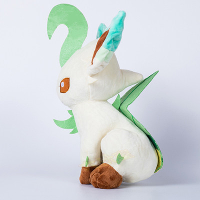 Gấu bông pokemon Eevee (eevui) Leafeon hệ cỏ lá cây (20cm--->30cm) nguyên tem nguyên tag xịn mịn đẹp hàng cao cấp, an toàn cho trẻ nhỏ