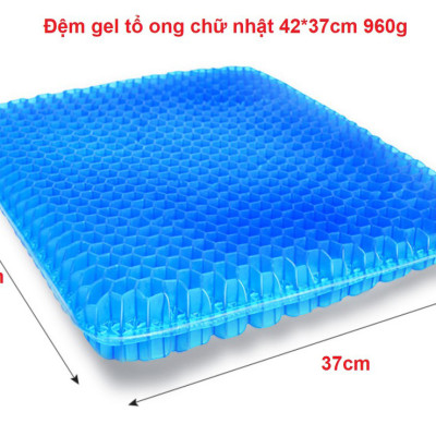 Đệm Ngồi 3D Silicon 2 Lớp Tổ Ong Lót Ghế Thoáng Khí Chống Đau Mỏi Lưng miDoctor