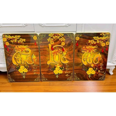 Tranh tráng gương RẺ VÔ ĐỊCH, xả combo 3 tranh cỡ vừa 30x40cm, 40x60cm có móc treo tặng kèm đinh, không cần khoan tường