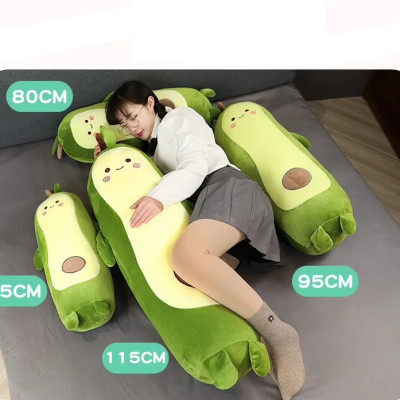 Thú nhồi bông trái bơ dài size bự dễ thương - Size từ 60cm đến 80cm - Quà tặng trái bơ dài nhồi bông đáng iu - Gối ôm mềm mịn cho bé