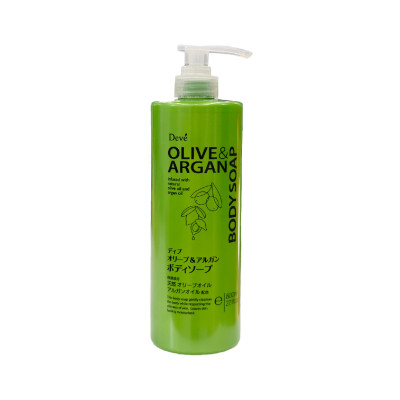 Sữa Tắm Dưỡng Sáng Mịn Da Sạch Sâu Deve Olive & Argan Body Soap (130 G)