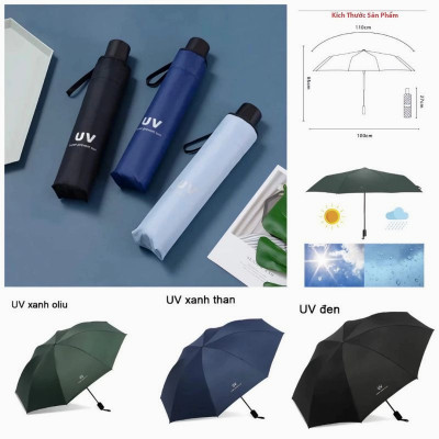 Ô dù KG79 4 lớp che nắng, đi mưa chống tia UV tiện lợi chất lượng, dễ thương, thiết kế sang trọng và bền bỉ - Hàng chính hãng