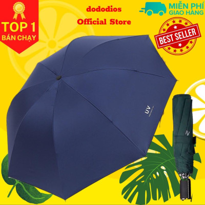 Ô tự động có nút đóng mở - Ô che nắng che mưa, Dù gấp gọn phủ lớp chống tia UV - Chính hãng dododioS
