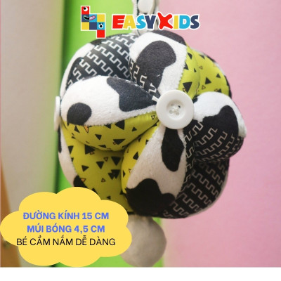 Bóng Vải Cho Bé Sơ Sinh Montessori Hỗ Trợ Luyện Chân, Kích Thích Thị Giác