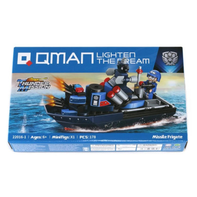 QMAN - 22016 Bộ xếp hình Chuỗi nhiệm vụ sấm sét 1 Hộp ngẫu nhiên 