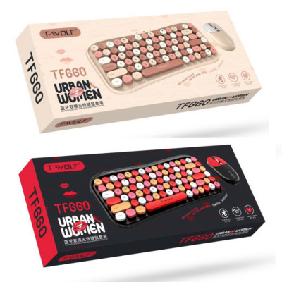 Bộ Phím Chuột Không Dây T-Wolf TF660 – Hàng Chính Hãng