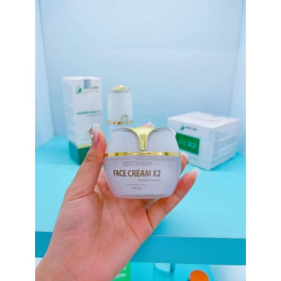Kem Dưỡng Da FACE CREAM X2 Quyên Lara 30g, Giúp Da Trắng Hồng, Săn Chắc, Mờ Vết Thâm Nám, Chống Lão Hóa, Tạo 1 Lớp Trang Điểm Nhẹ Nhàng Tự Nhiên