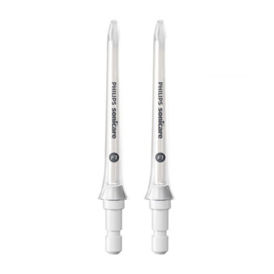 Bộ 2 đầu xịt máy tăm nước Philips Sonicare F1 Standard nozzle HX3042/00 - HÀNG NHẬP KHẨU