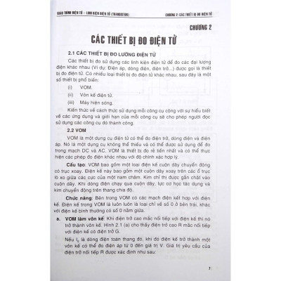 Giáo Trình Điện Tử - Linh Kiện Điện Tử Transistor